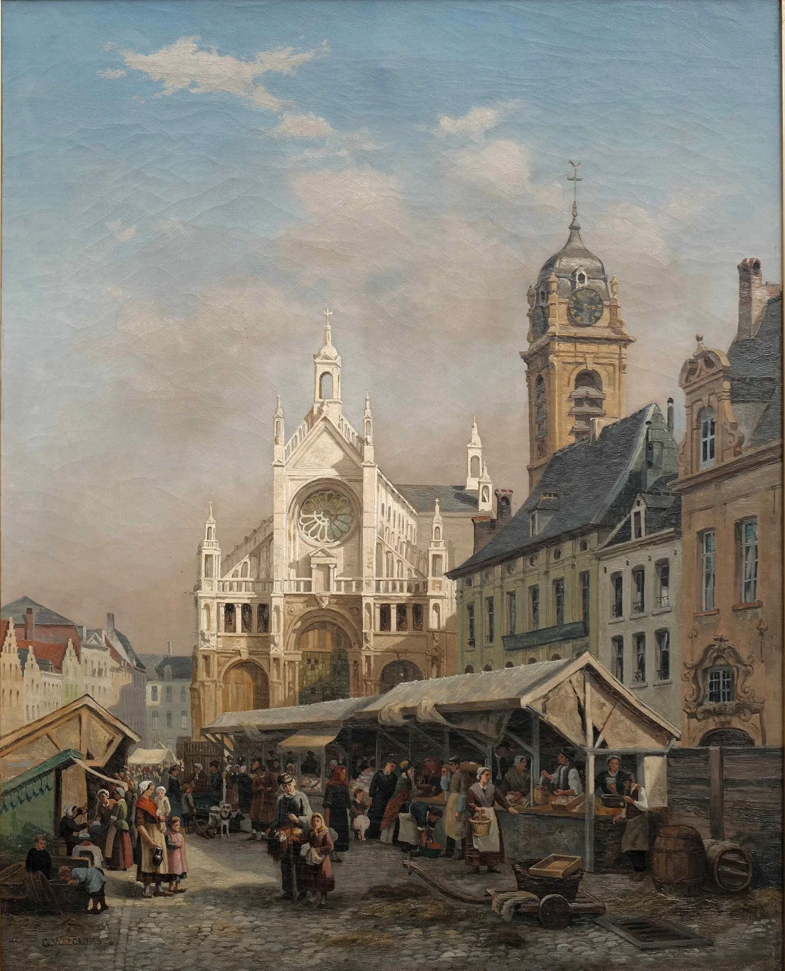 Saint Catherine's Church in 1874