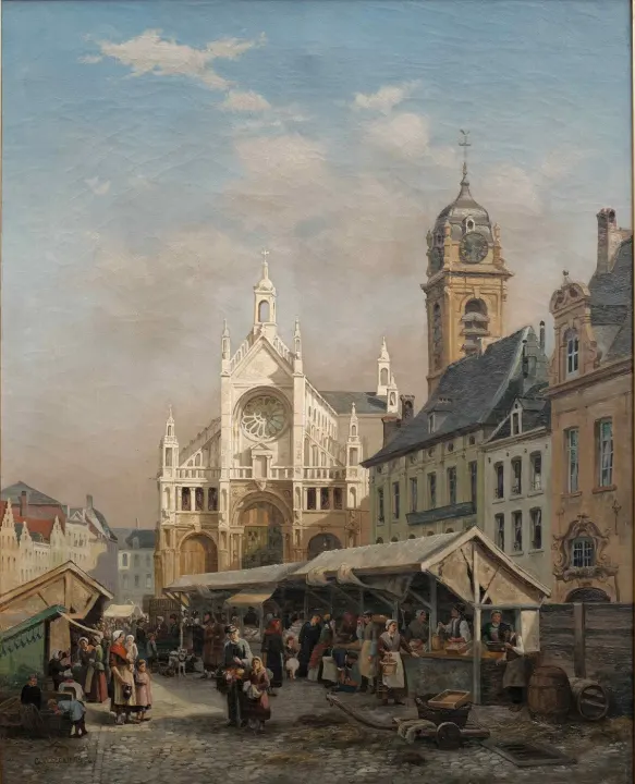Die Sankt-Katharina-Kirche 1874