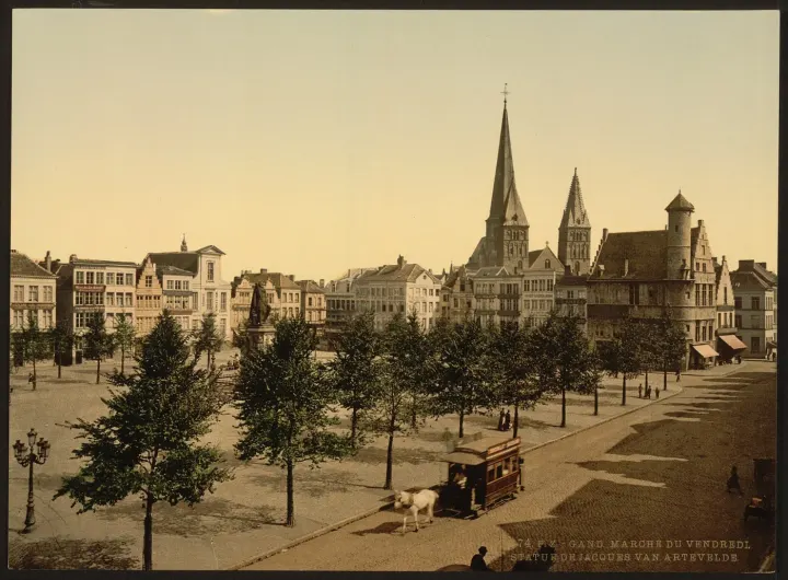 Das Standbild von Jacob van Artevelde