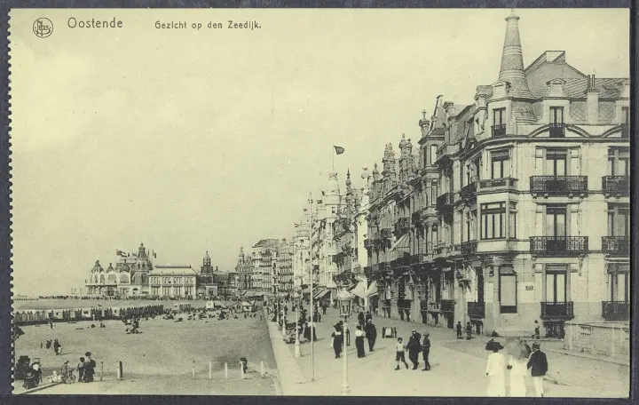 El paseo maritimo hacia 1905
